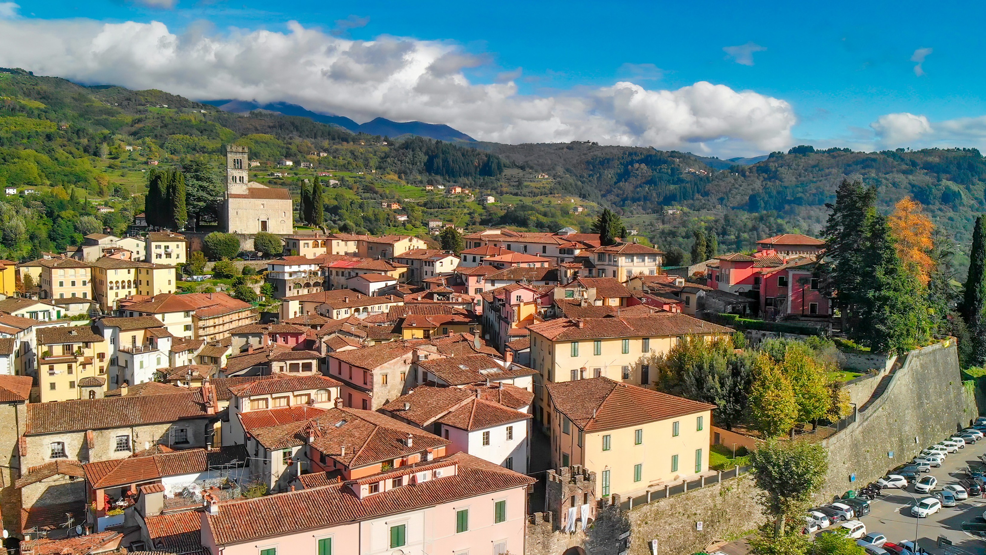 Barga, medieval hill village in Tuscany's Garfagnana